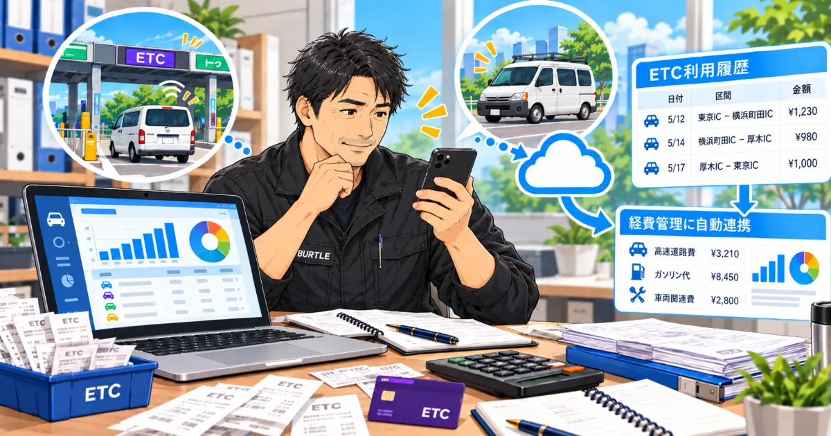 ETCの利用履歴を確認しながら高速道路代を経費管理する個人事業主