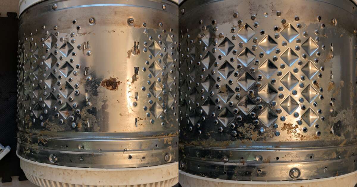 オキシクリーン後のパルセーターまわり