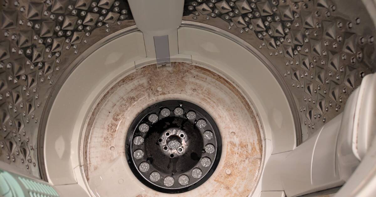 パルセーター裏の汚れ